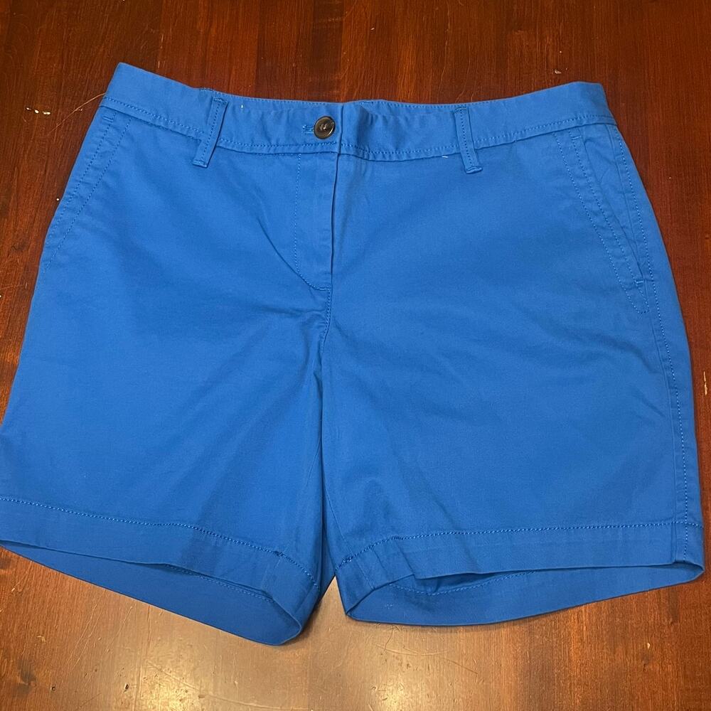 Blue Talbots Shorts Relaxed Chino Fit 4P 6" Inseam 4 - Picture 1 of 7